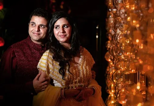 Brijesh & Sanaya on their wedding day